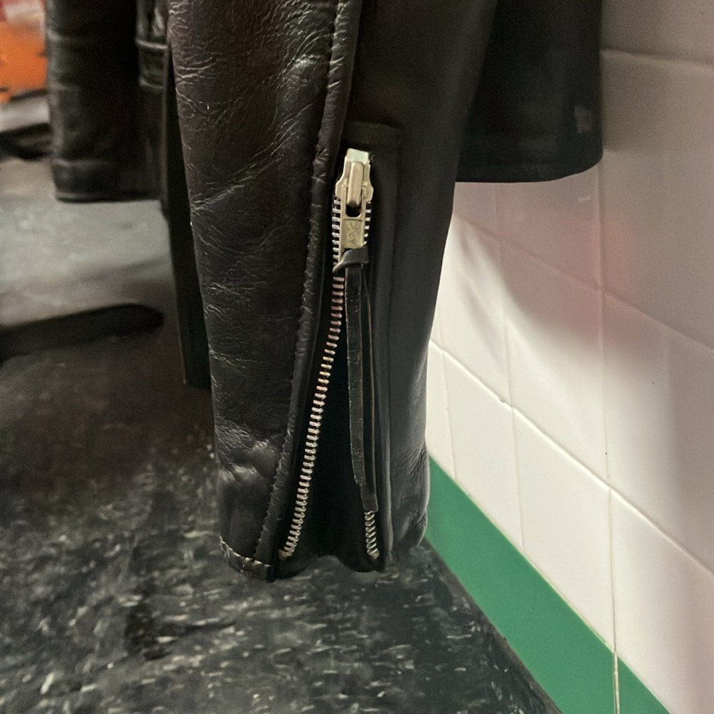 Force , Leather Biker Jacket - image 6